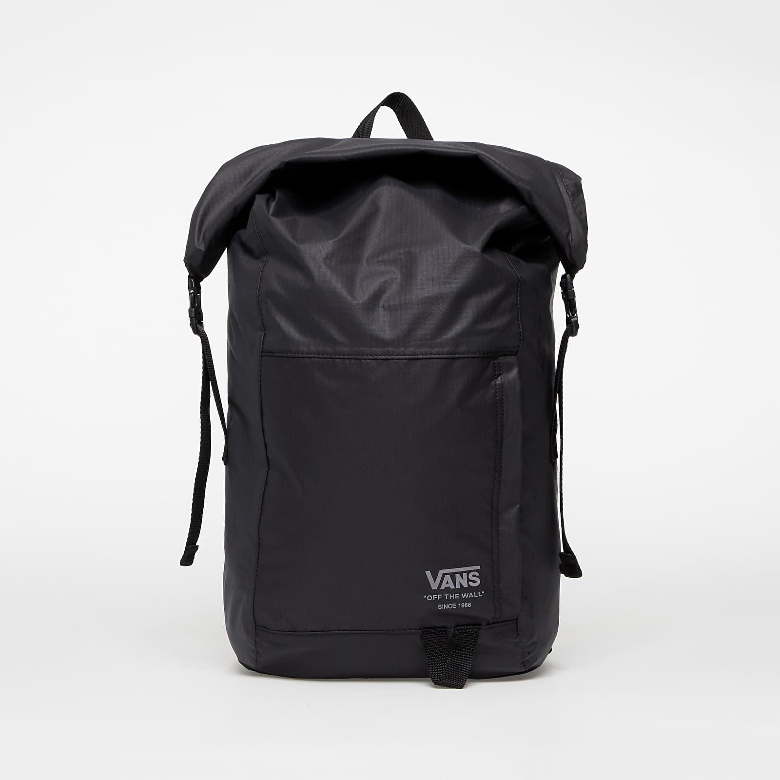 Vans Rolltop Backpack Black Lyst