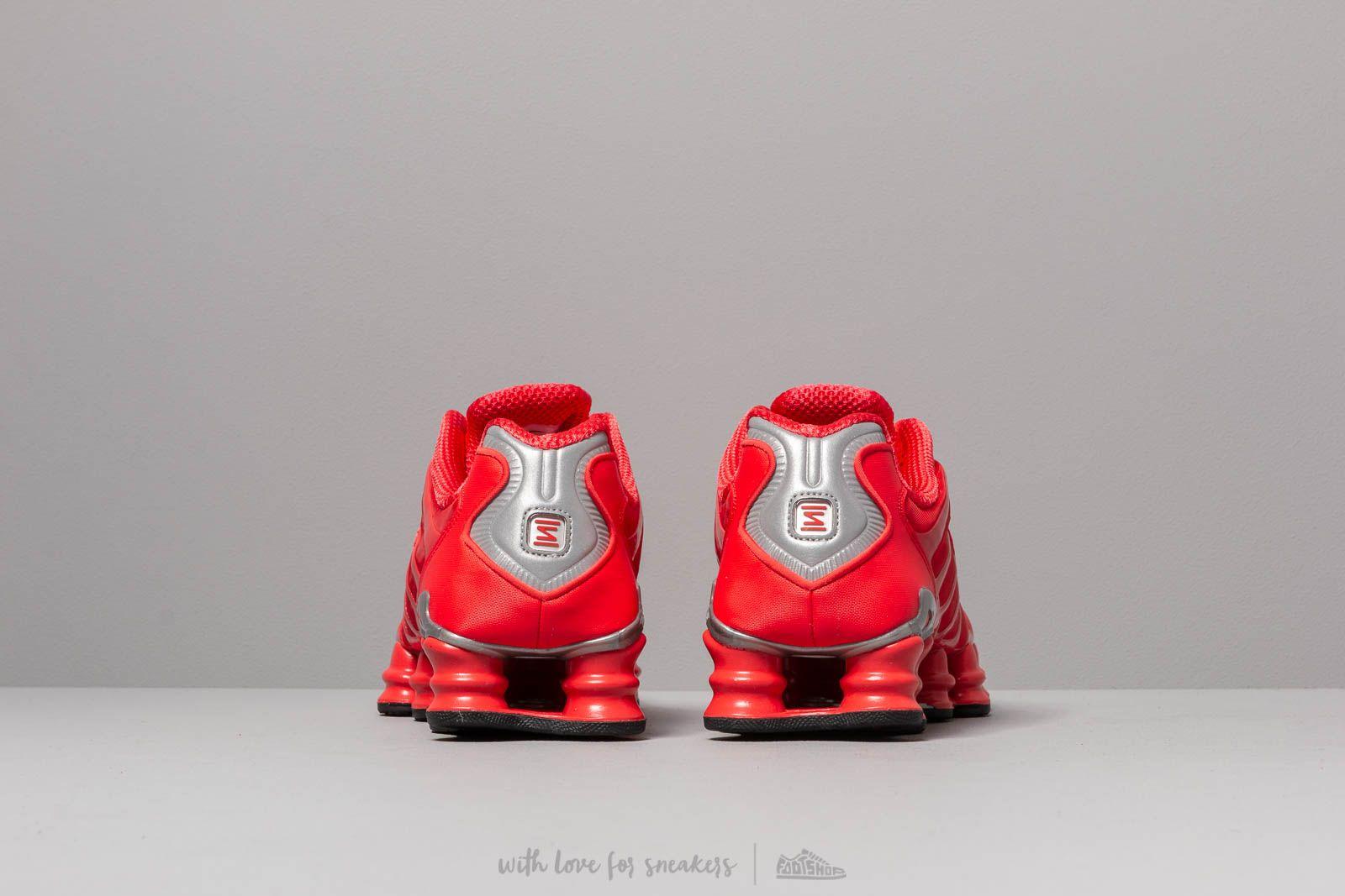 Nike Shox Tl Speed Red/ Metallic Silver for Men | Lyst
