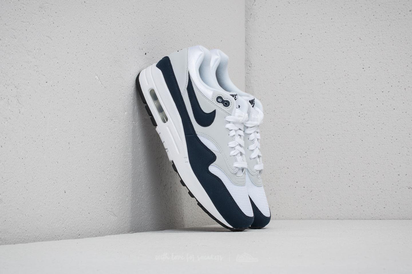 chop Normally Horror Nike Air Max 1 Wmns White/ Obsidian-pure Platinum for Men | Lyst