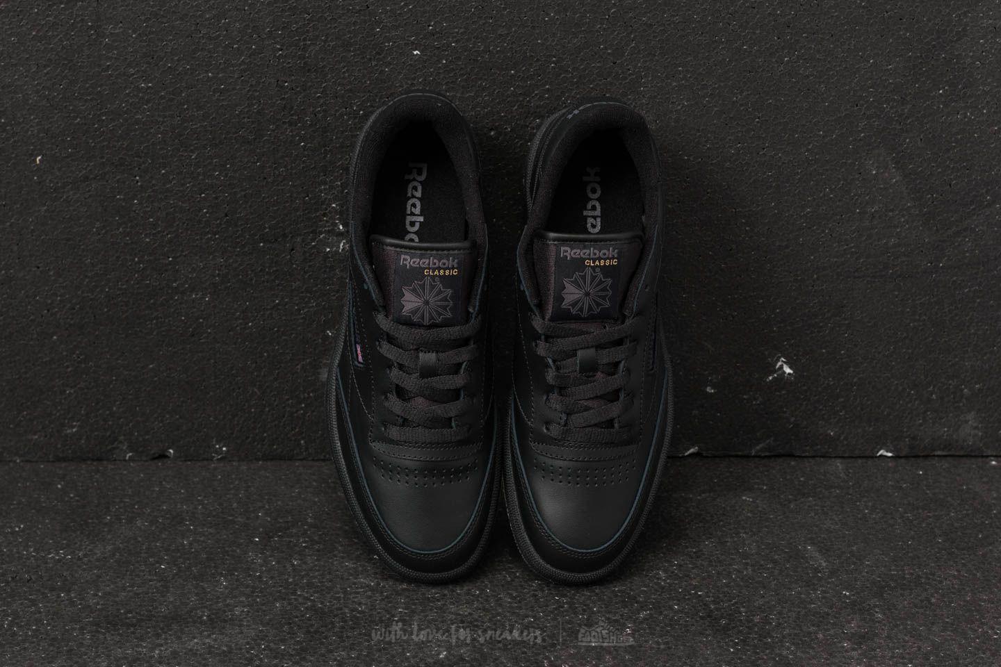 reebok club c 85 black charcoal