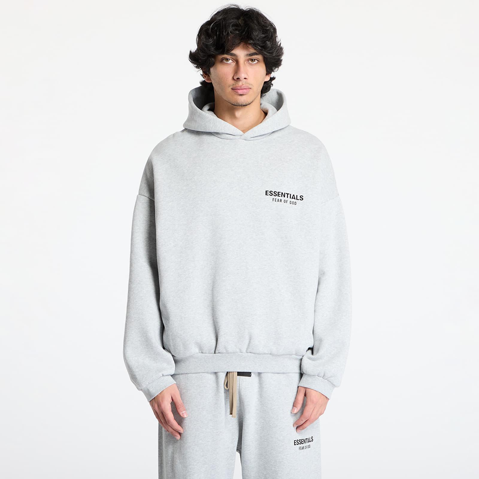 Fear Of God Sweatshirt Essentials Fleece Hoodie Light Heather in 