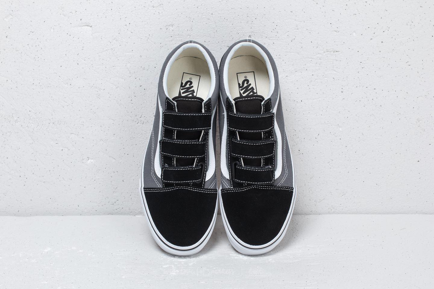 vans old skool v pewter black