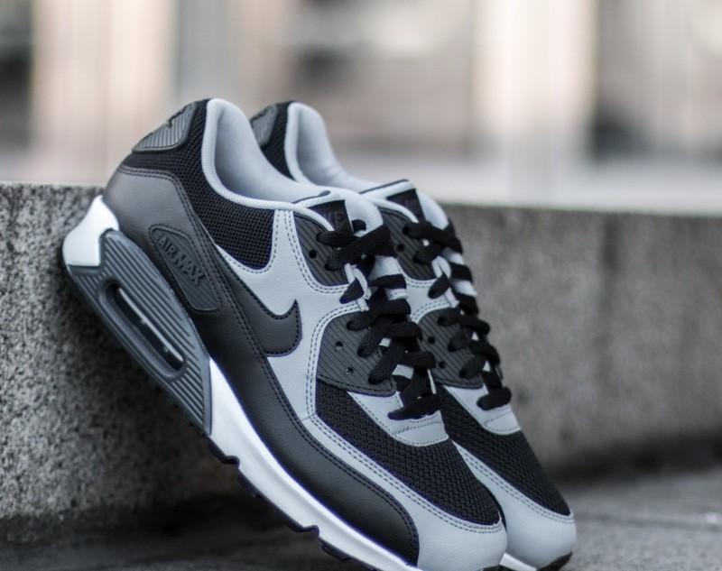 air max 90 essential (black / wolf grey - anthracite - white)