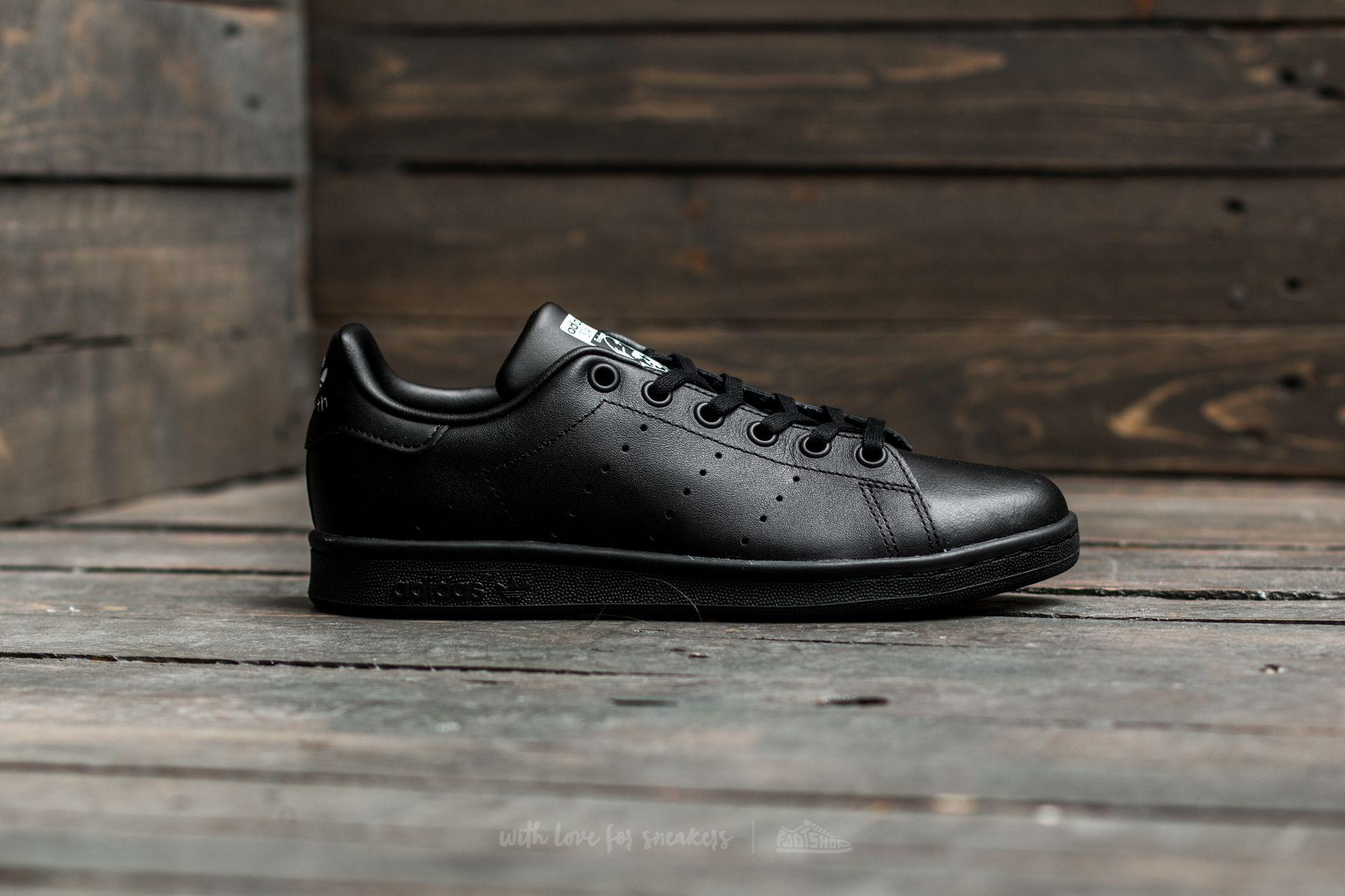 adidas stan smith junior black
