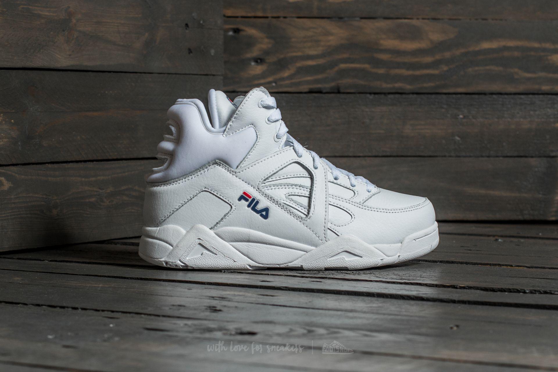 ga verder Virus Zweet Fila Cage L Mid White for Men | Lyst