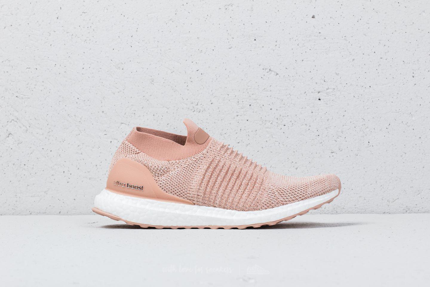 adidas ultra boost laceless w ash pearl