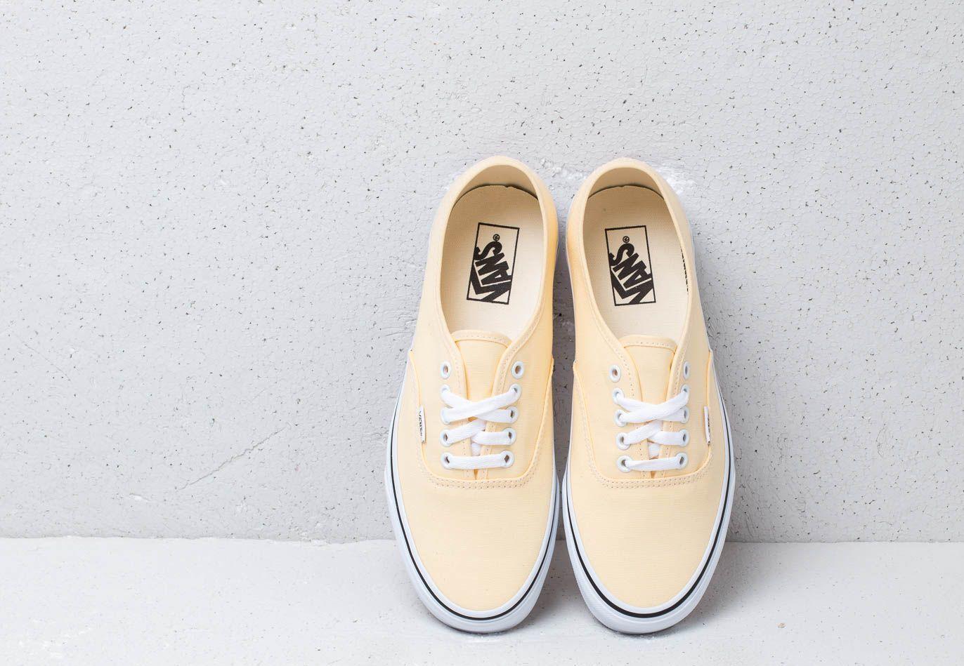 vans authentic vanilla custard