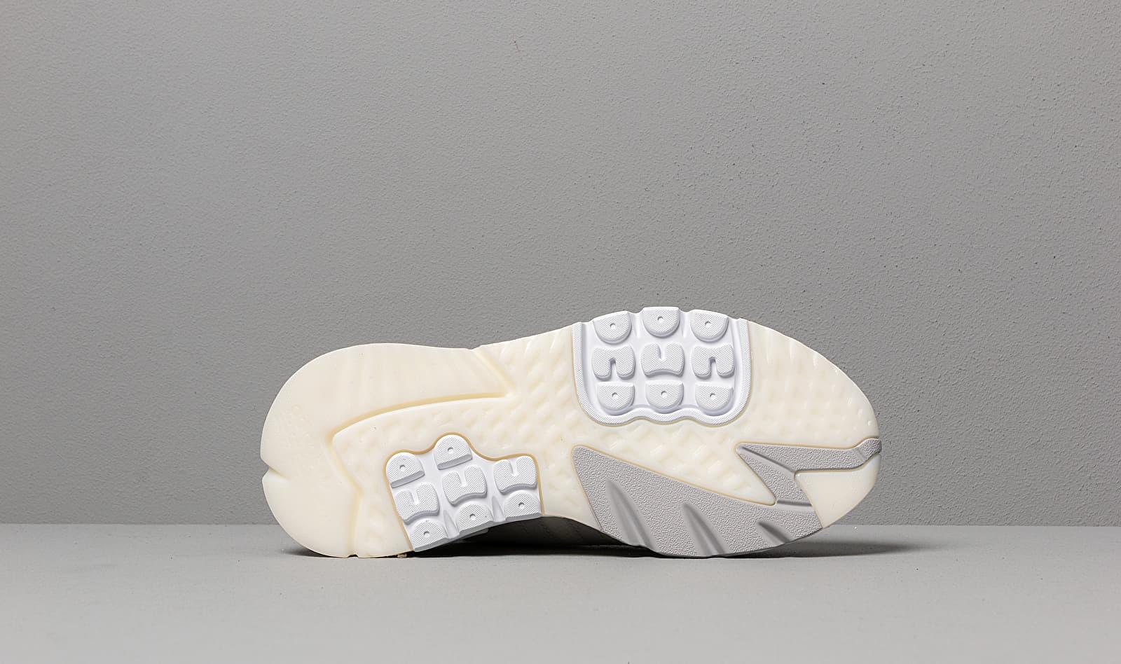 Adidas Nite Jogger In Gray White Lyst