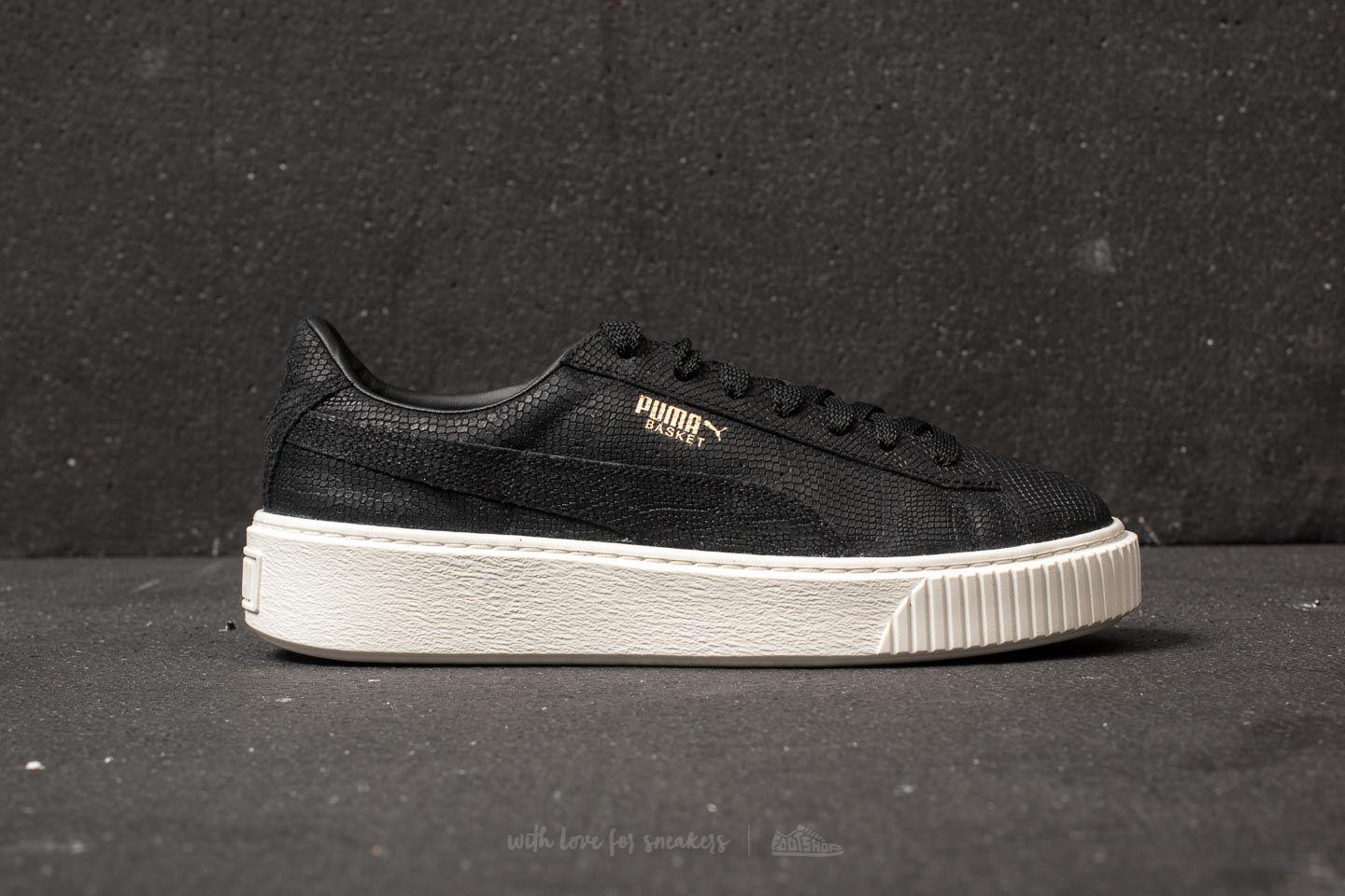 puma platform euphoria black
