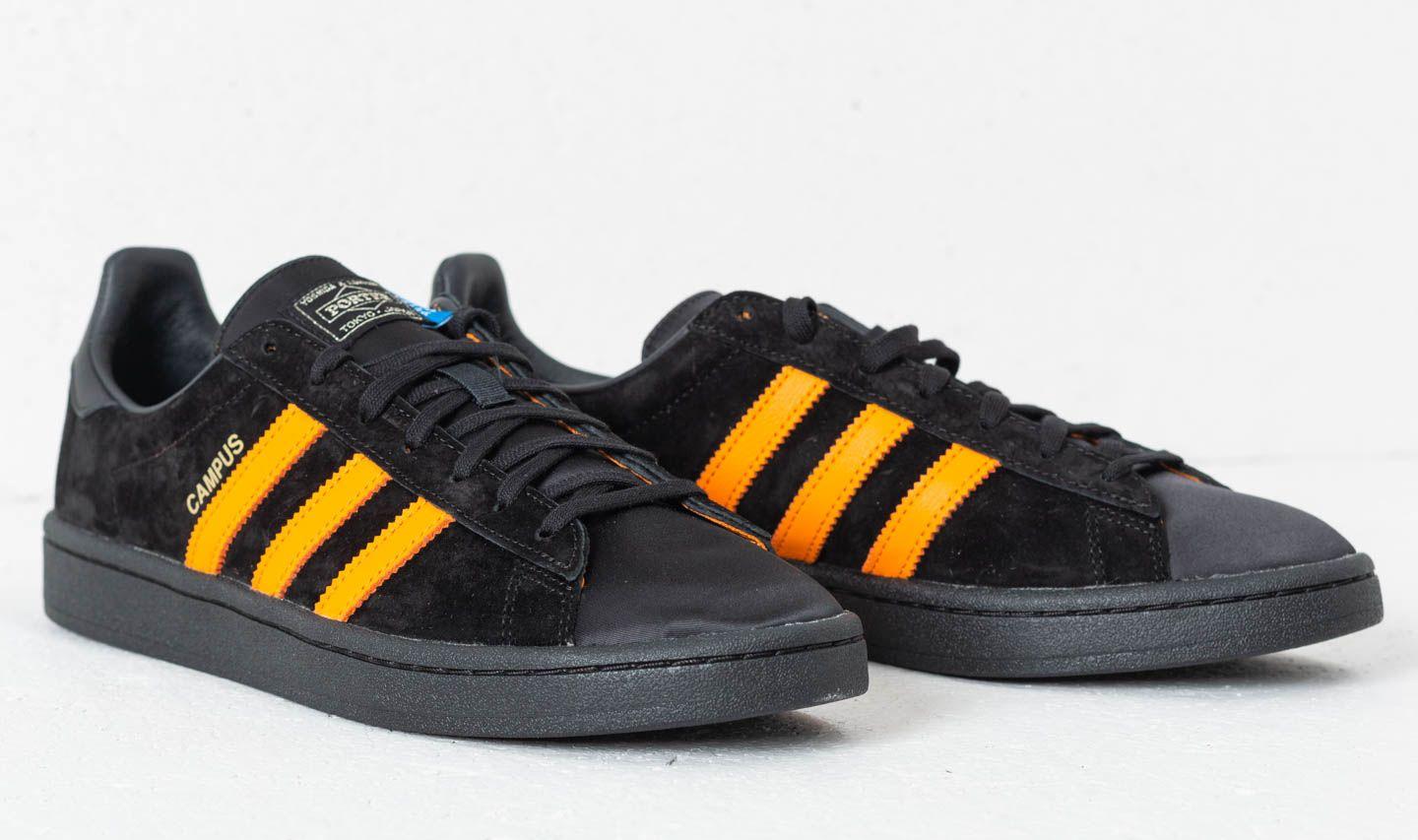 adidas campus black orange