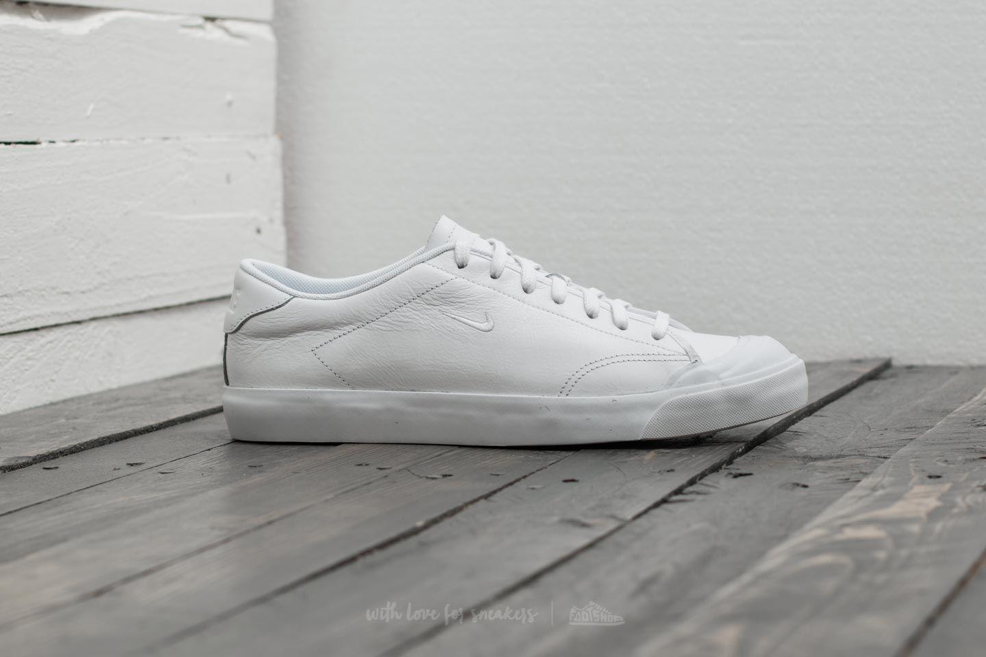 Nike All Court 2 Low Leather White/ White-black for Men | Lyst