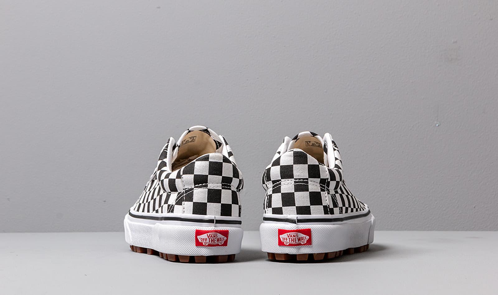 vans style 29 checkerboard & true white womens shoes
