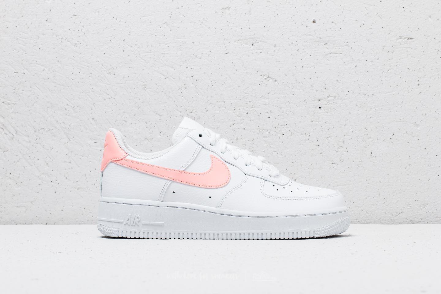Nike Leather Wmns Air Force 1 '07 White/ Oracle Pink-white | Lyst