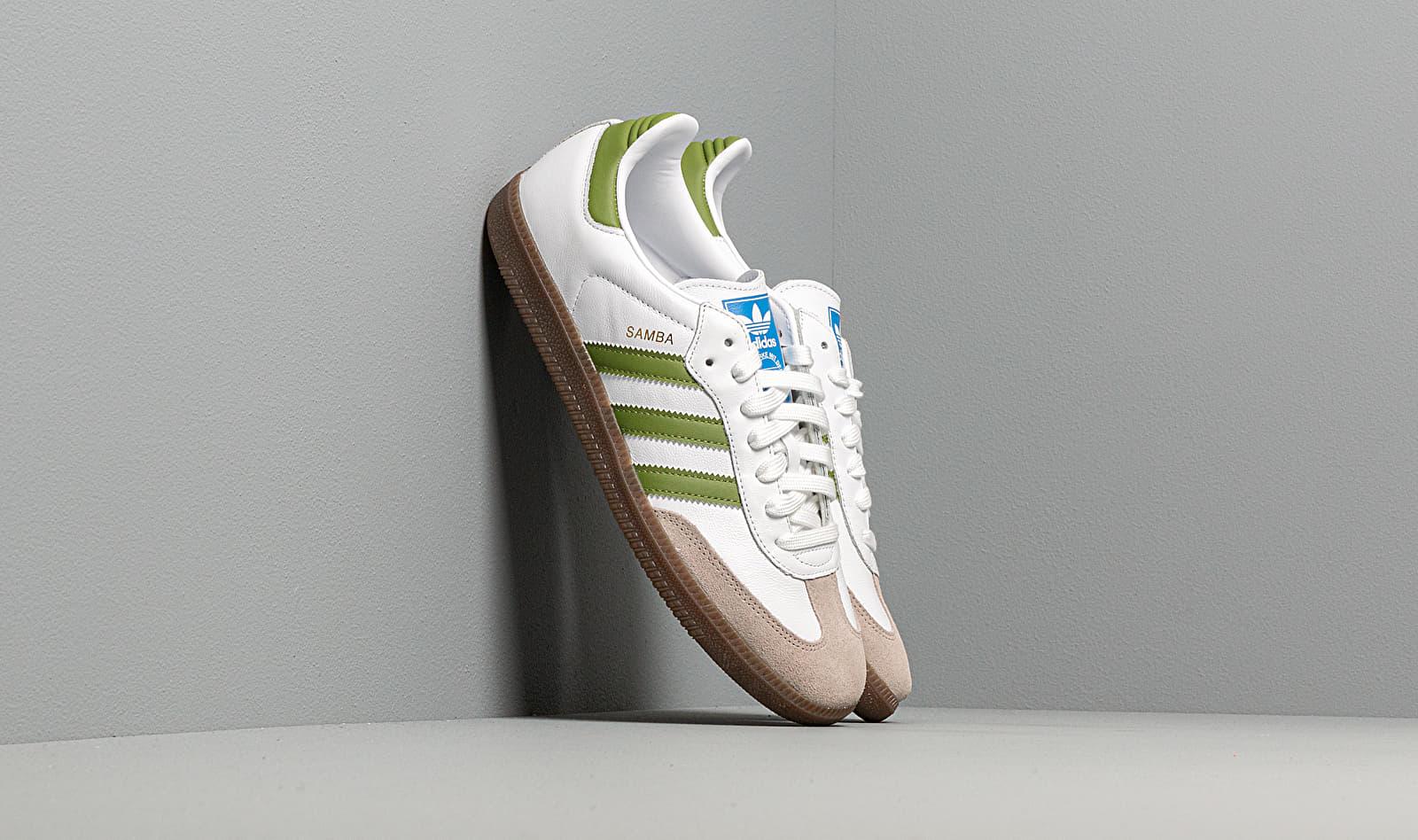 adidas Originals Adidas Samba OG Ftw White/ Tech Olive/ Light Brown für  Herren | Lyst DE