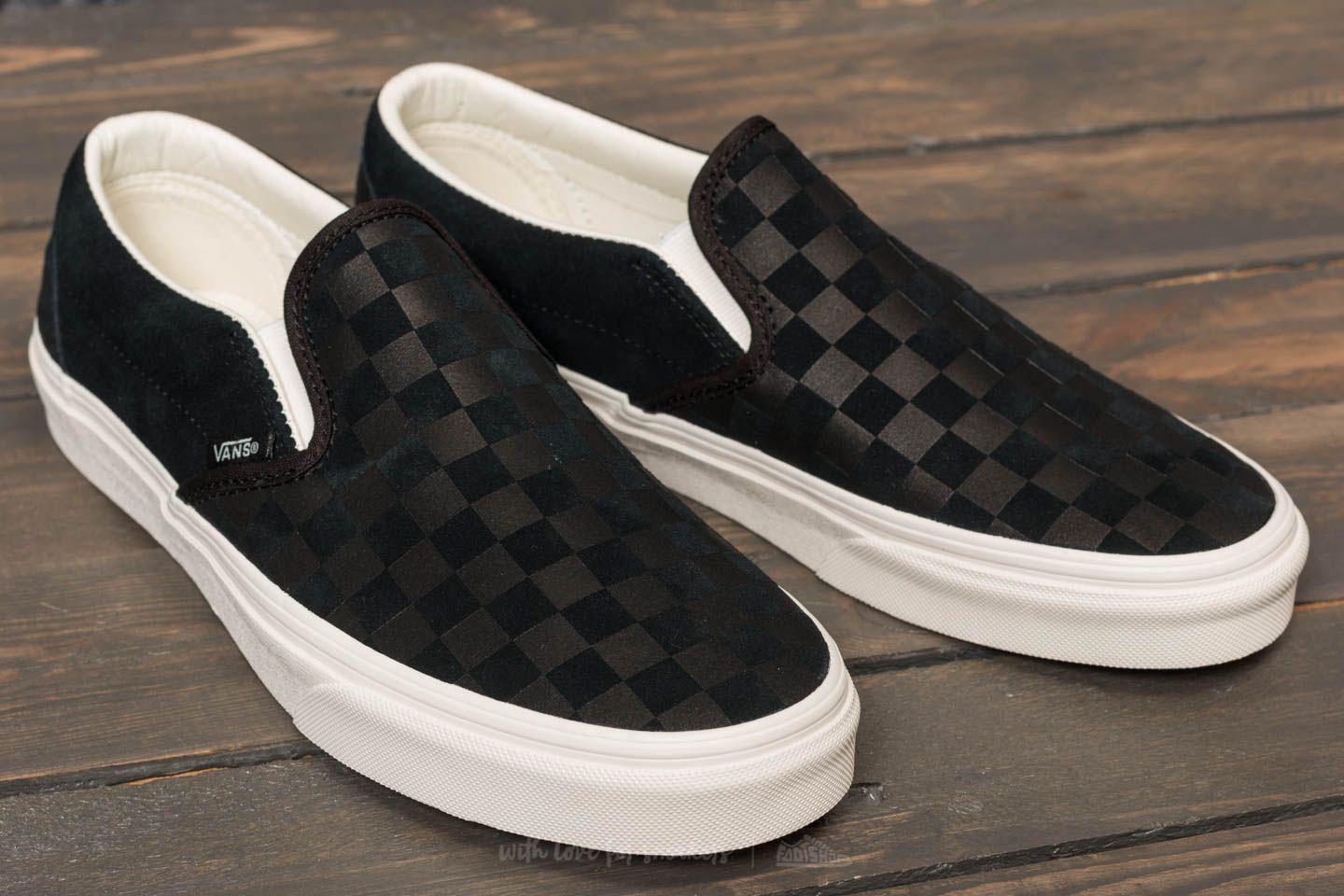 vans slip on checker emboss