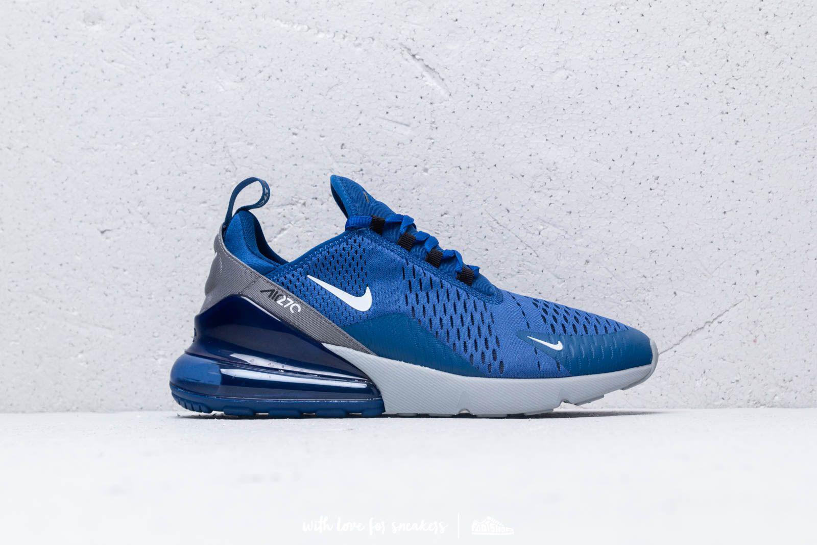 Nike Air Max 270 Indigo Force/ White-wolf Grey in Blue for Men | Lyst