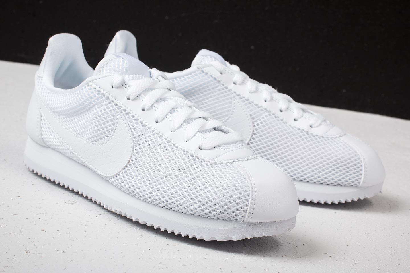 nike cortez premium white