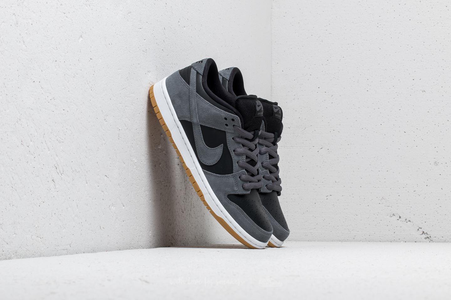 Nike Suede Dunk Low Trd 'dark Grey Black Gum' Shoes in Gray for Men | Lyst