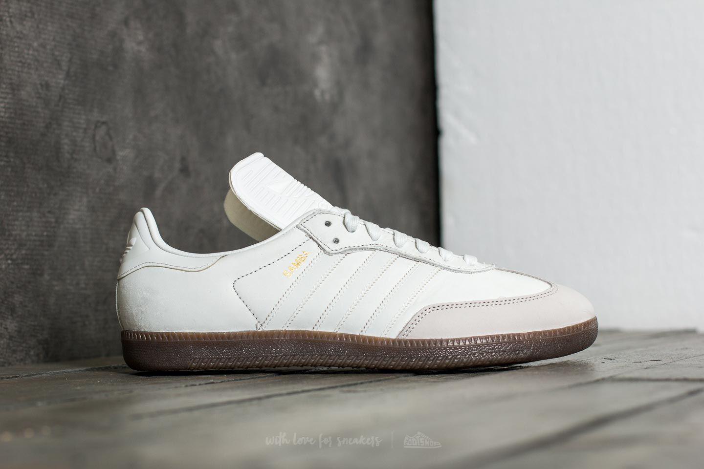 adidas Originals Leather Adidas Samba Classic Og Vintage White/ Reflective/  Pearl Grey in Gray for Men | Lyst