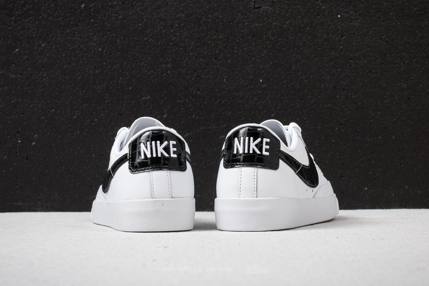 nike blazer low essential sneaker white and black