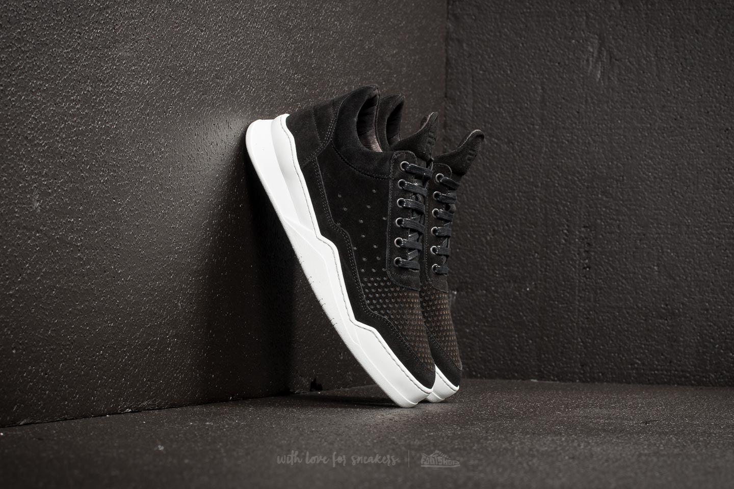 filling pieces low top ghost microlane all black