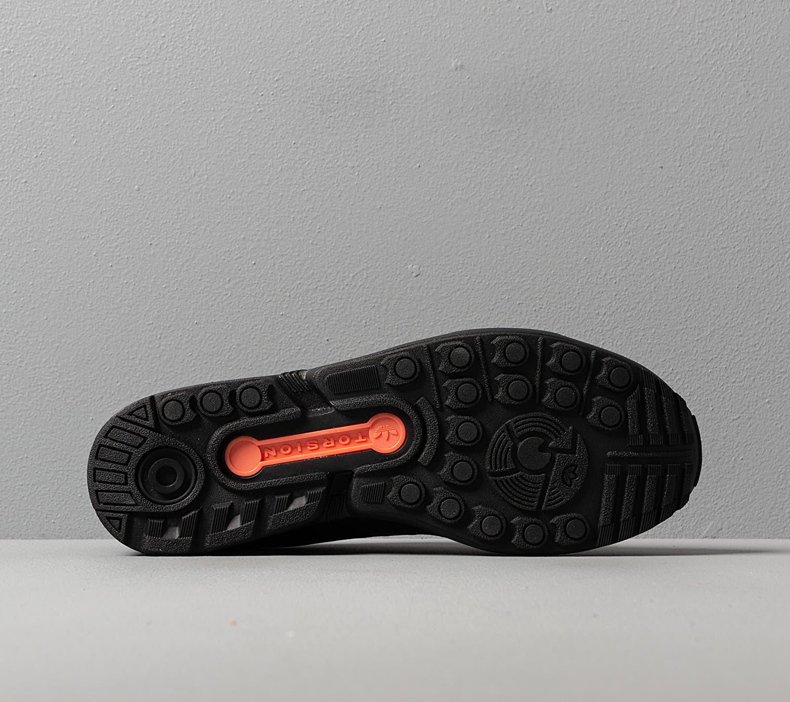 adidas Originals Adidas Zx Flux Core Black/ Core Black/ Semi Core Orange  for Men - Lyst