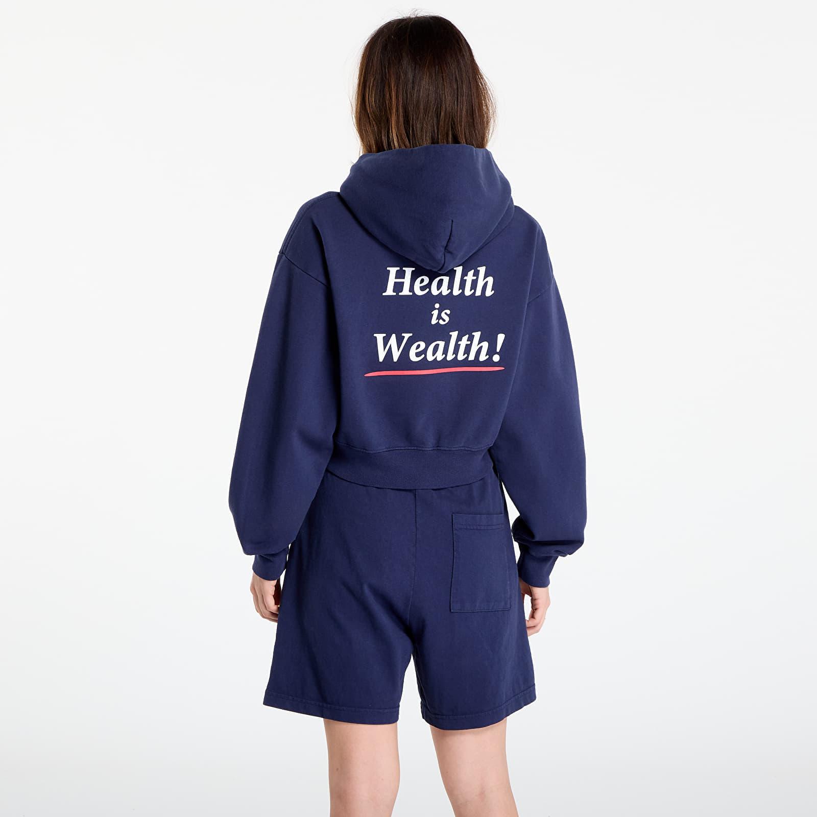 【h】SPORTY & RICH フーディー Buy SPORTY & RICH men grey zippered hoodie with logo for