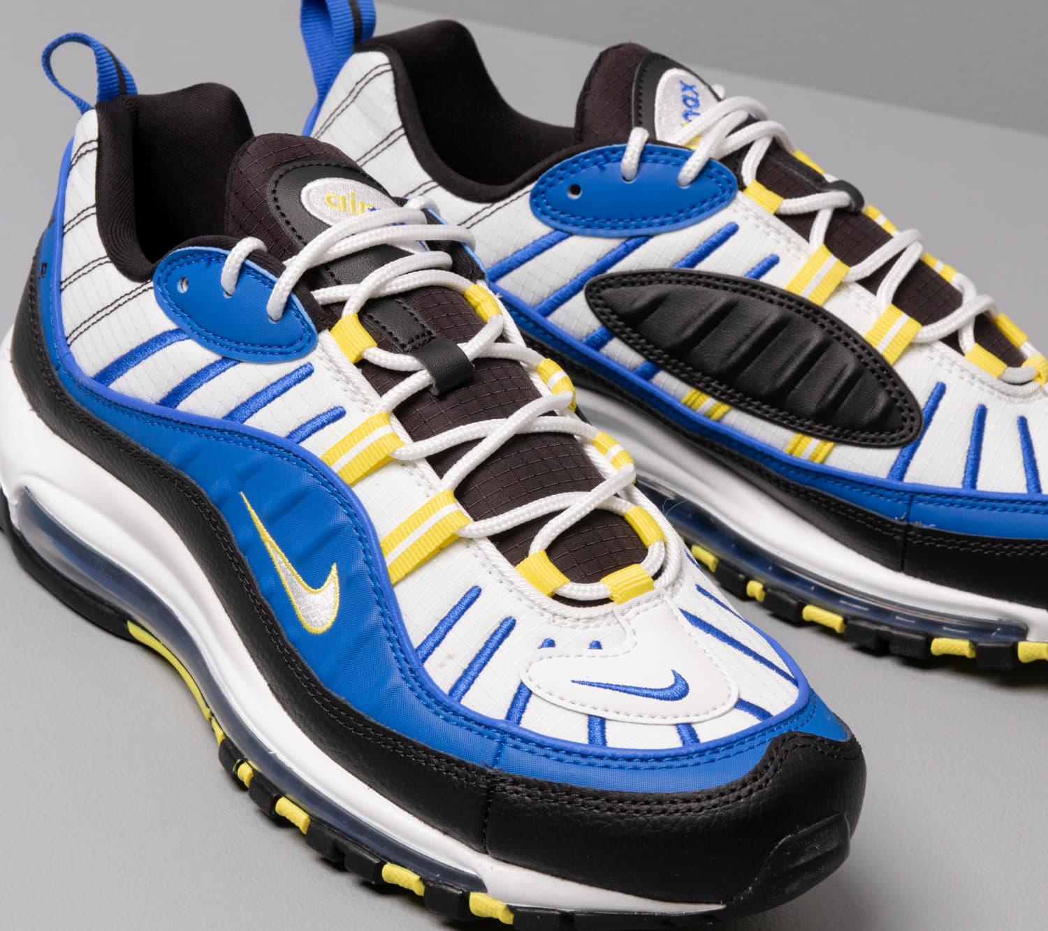 Nike Air Max 98 Racer Blue White Black Dynamic Yellow For Men Lyst