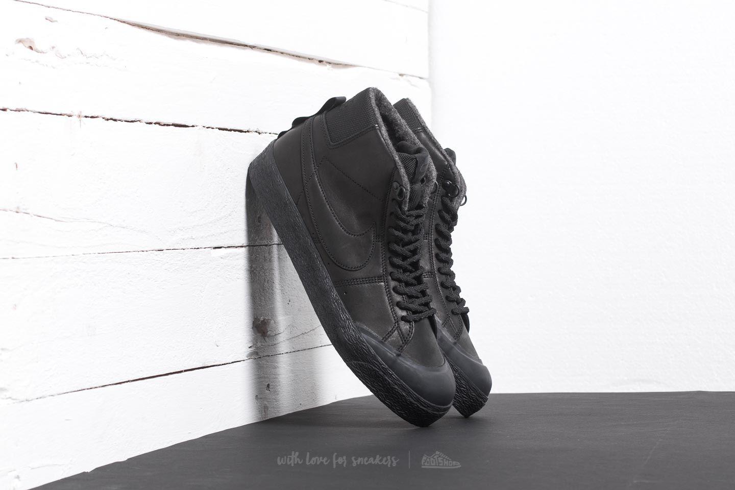 Nike Leather Sb Blazer Zoom Mid Xt Bota 