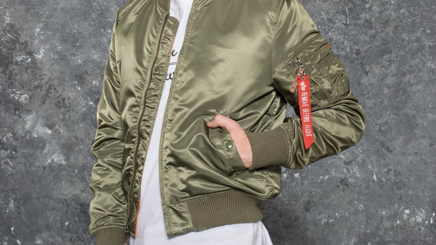 Footshop Synthetic Alpha Industries Ma 1 Vf 59 Sage Green For Men Lyst