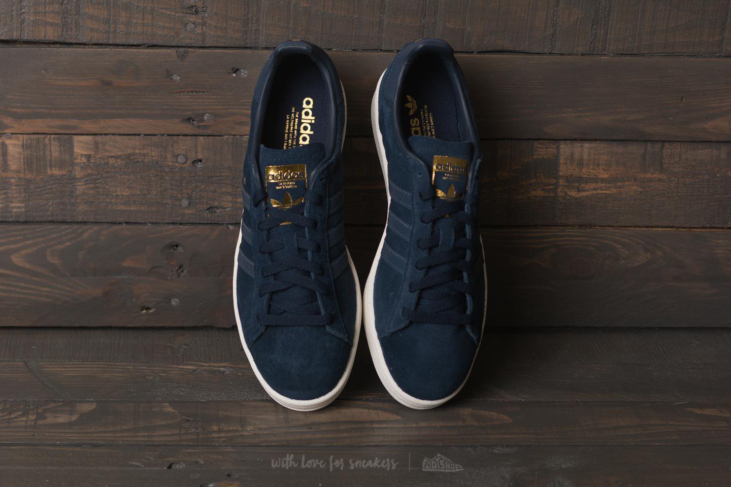adidas Originals Adidas Campus Collegiate Navy/ Reflective/ Gold Metalic in  Blue for Men | Lyst