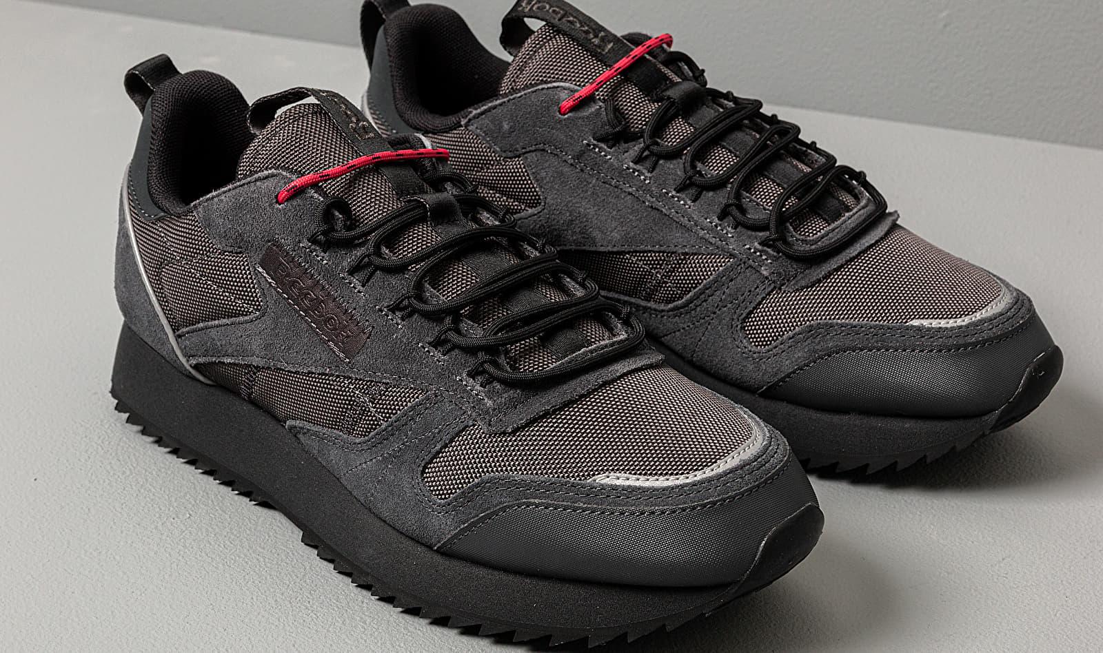 Reebok Reebok Cl Leather Ripple Trail Trace Grey 8 Black Panton For Men Lyst