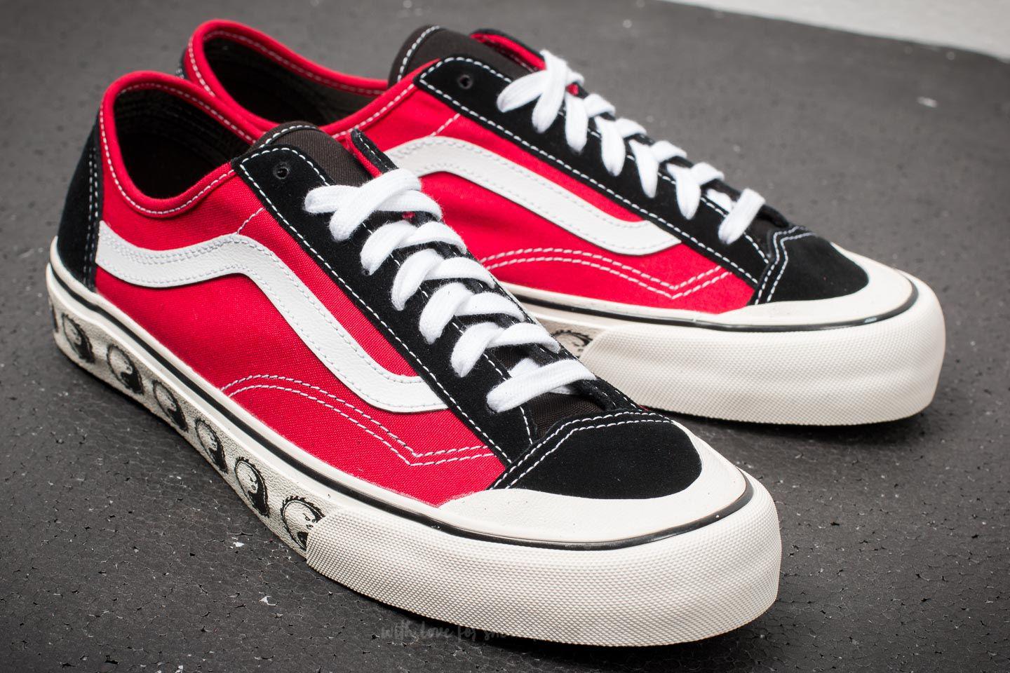 vans style 36 decon sf red
