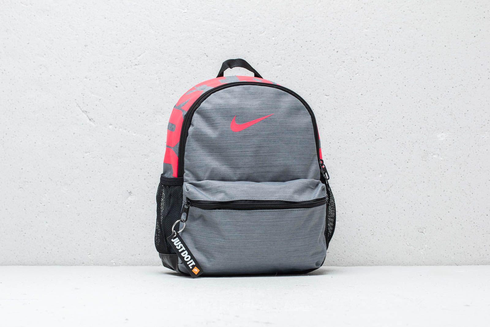 Nike Synthetic Just Do It Brasilia Mini Backpack Grey/ Pink in Gray - Lyst