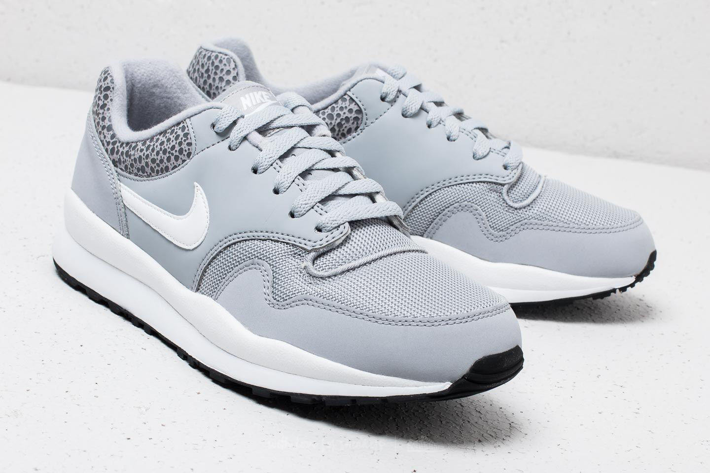 nike air safari trainers wolf grey white black