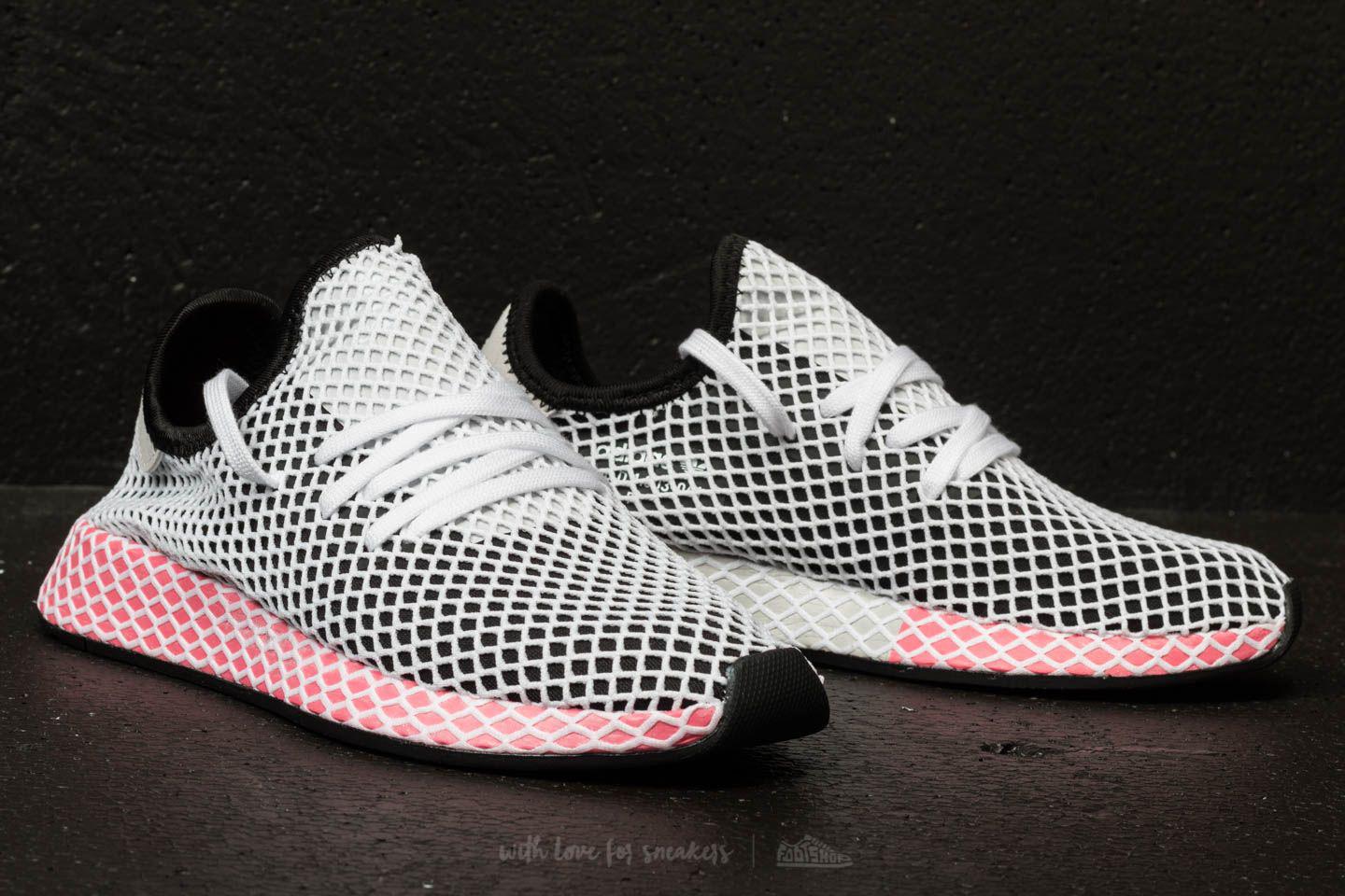 adidas deerupt black and pink