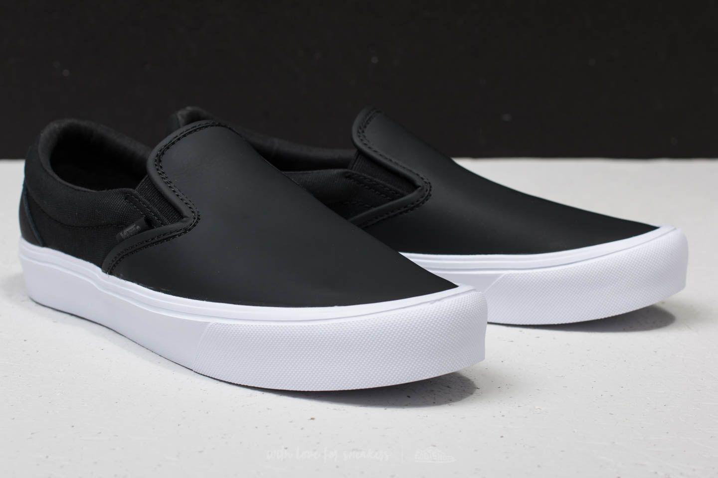 vans slip on lite white