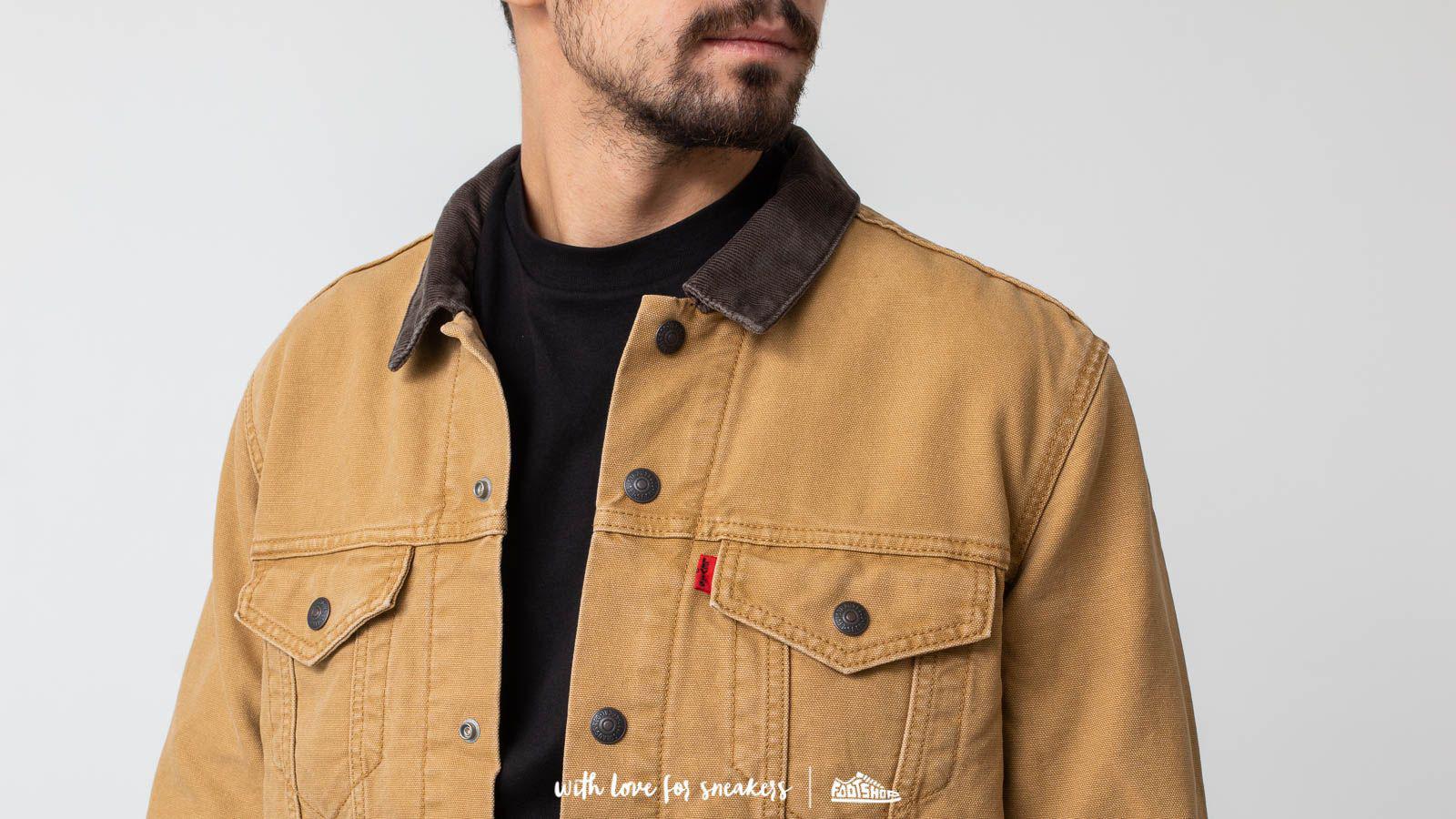 Levi's X Justin Timberlake Canvas Trucker Jacket Khaki in Natural for Men |  Lyst