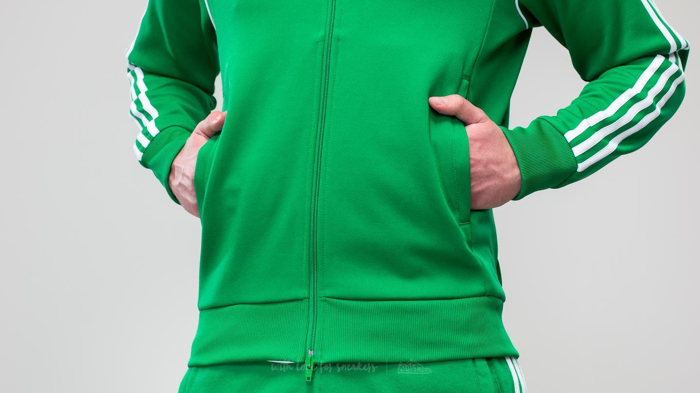 adidas superstar jacket green