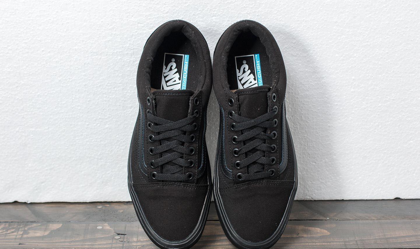 vans old skool lite black black