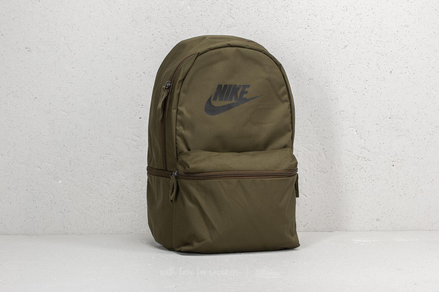 nike army green backpack 
