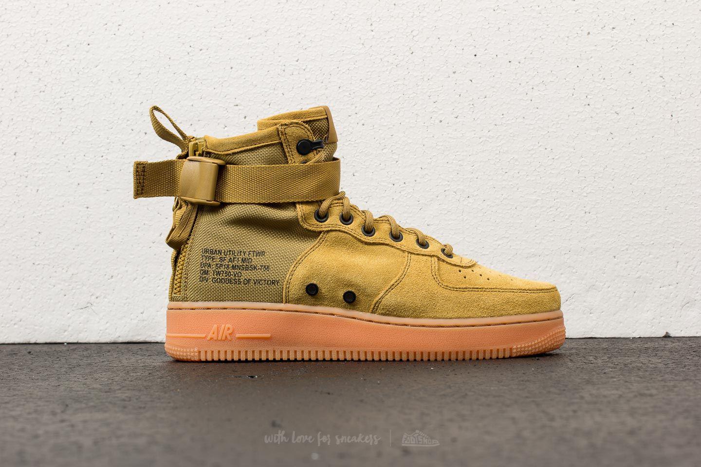 Nike Suede Sf Air Force 1 Mid Desert Moss/ Desert Moss for Men - Lyst