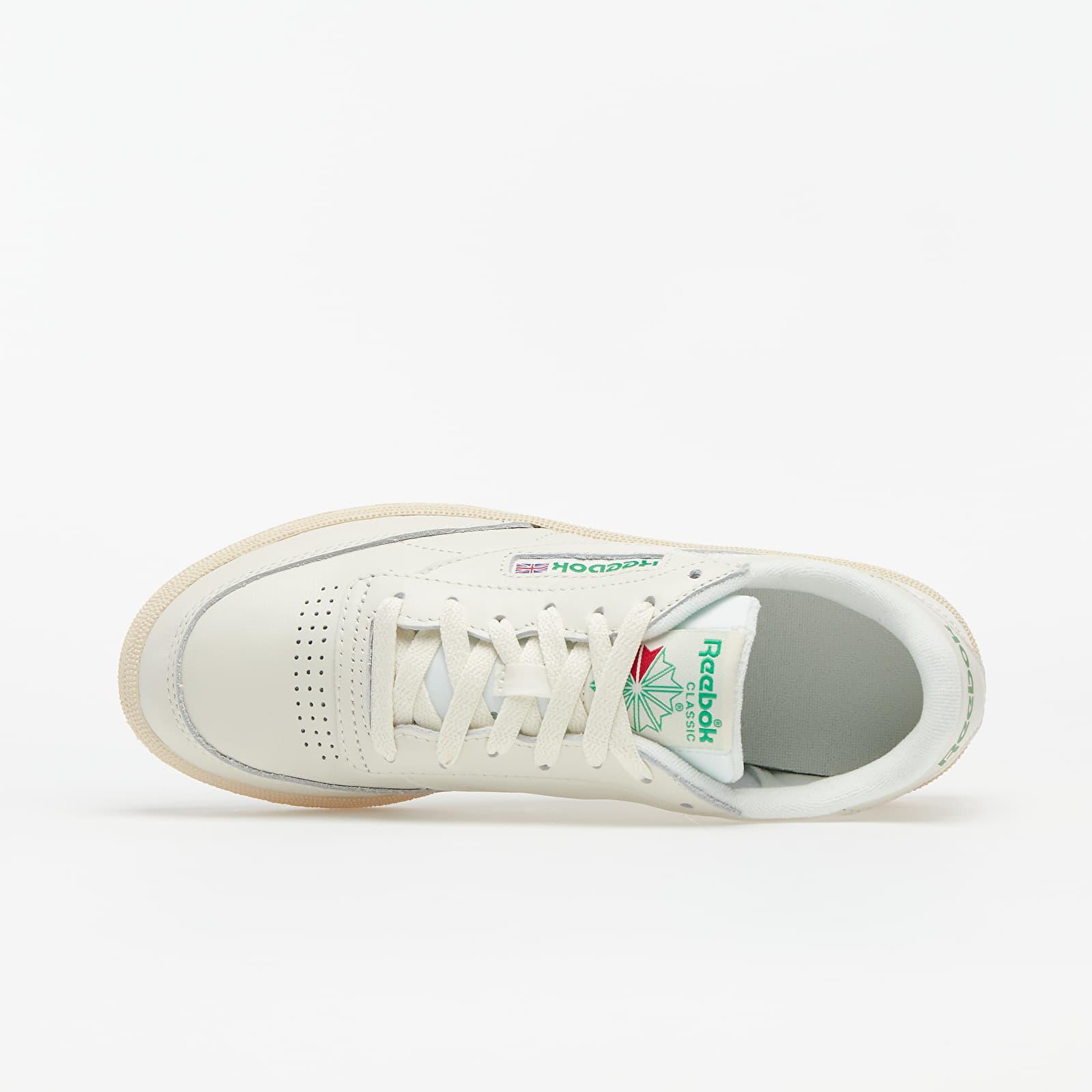 reebok club c chalk green