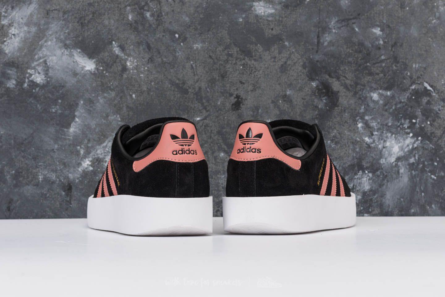 adidas Originals Rubber Adidas Superstar Bold W Core Black/ Ash Pink/ Ftw  White - Lyst