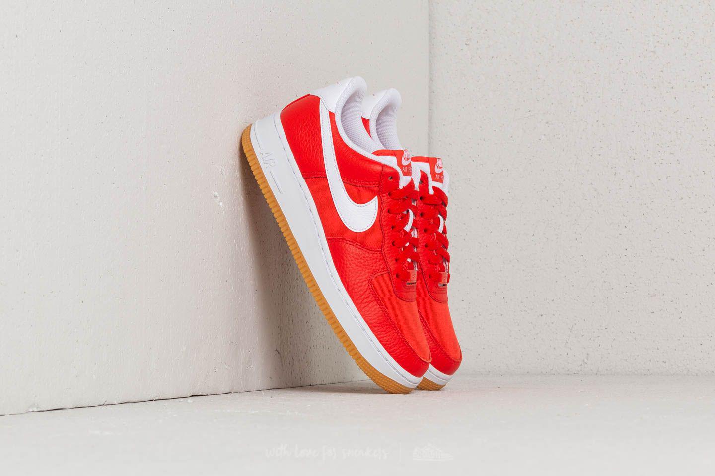 Nike Leather Air Force 1 Ì07 Premium Wmns Habanero Red/ White - Lyst