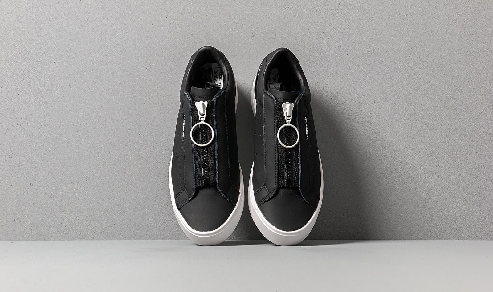 adidas sleek core black crystal white