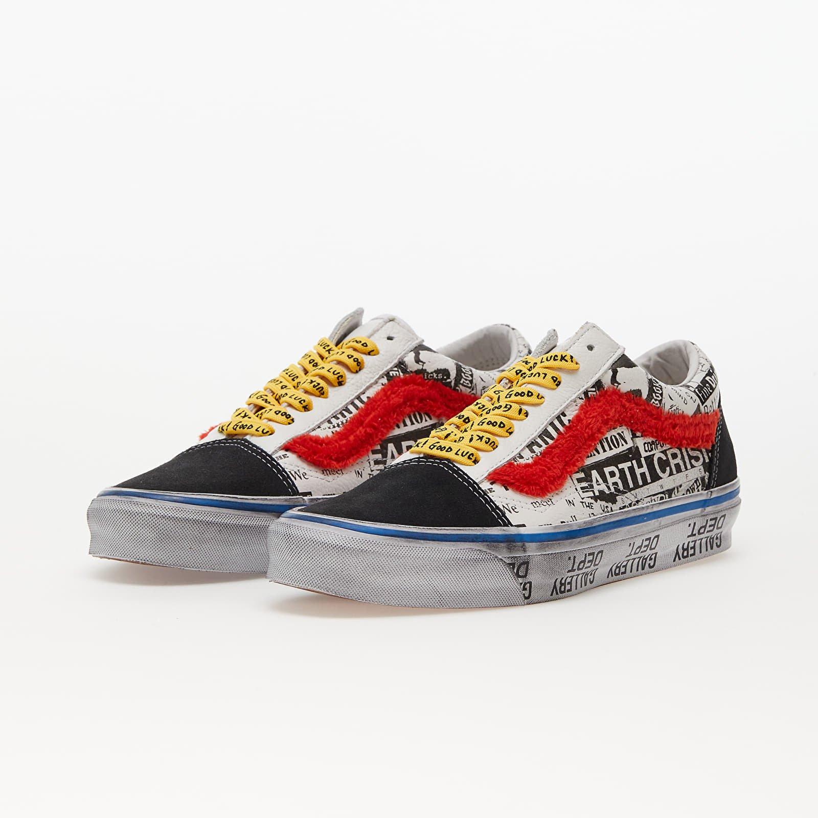 Vans Vans X Gallery Dept. Vault Og Old Skool Lx Black/ True White in Red |  Lyst