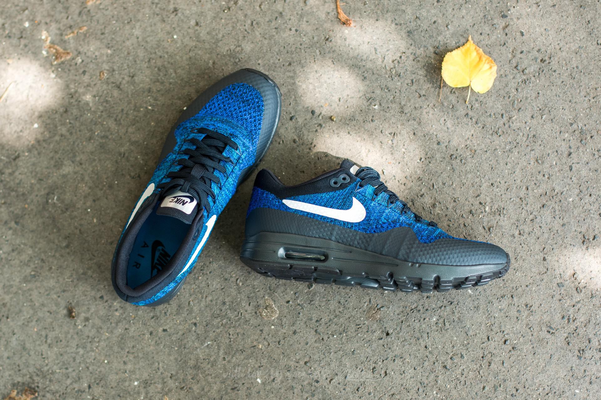 Nike W Air Max 1 Ultra Flyknit Dark Obsidian/ White-racer Blue-photo Blue for Men - Lyst