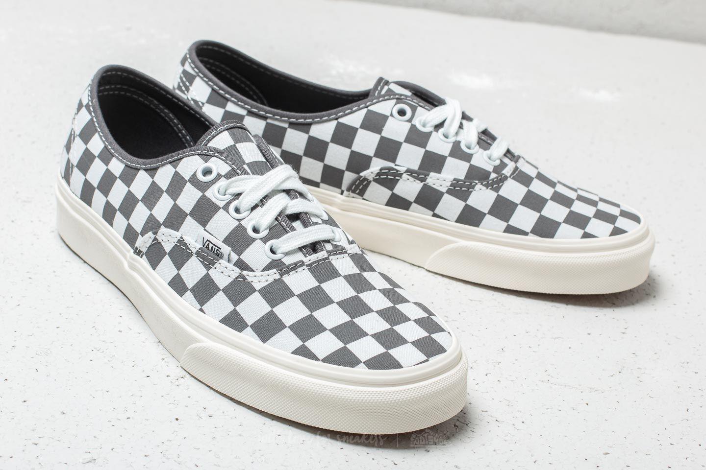 vans checkerboard pewter