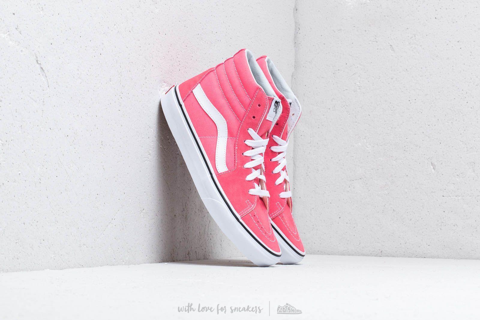 vans sk8 hi strawberry pink